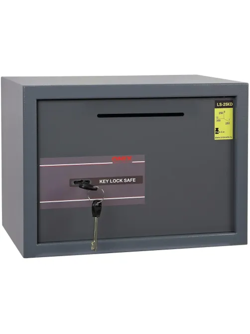 Сейф депозитный ONIX LS 25КD+ключ и замок