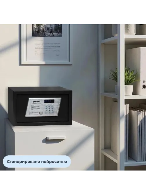 Сейф мебельный гостиничный Комус Мебель 350ммx200ммx200мм электрон.замок