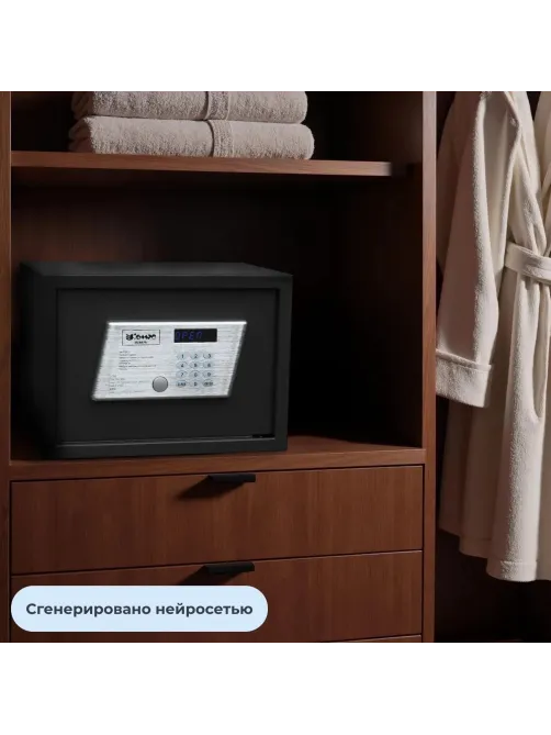 Сейф мебельный гостиничный Комус Мебель  350ммx250ммx250мм электрон.замок