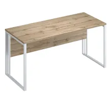 Стол Комус Мебель К-Loft 241S016 1580х670х752 дуб натур/белый