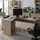 Стол Easy One левый (886,887) дуб сонома Ш1600 Г1200