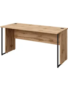 Стол К-Loft 241S012 1580х670х752 дуб натур/мет. черный