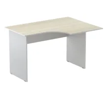 Стол эргономичный Easy St LT 16/16 01002200 пр. св.дуб/сер 1200x900/600x740