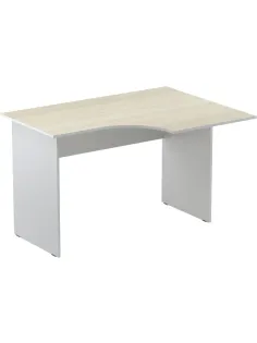 Стол эргономичный Easy St LT 16/16 01002200 пр. св.дуб/сер 1200x900/600x740
