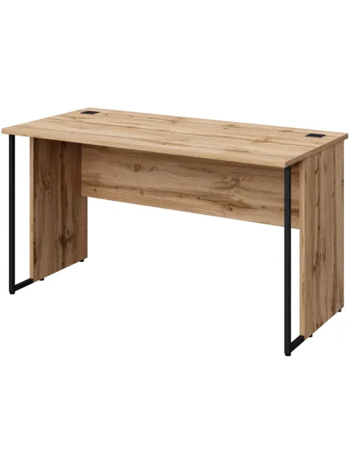 Стол К-Loft 241S011 1380х670х752 дуб натур/мет. черный