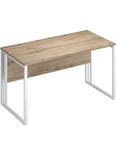 Стол Комус Мебель К-Loft 241S015 1380х670х752 дуб натур/белый