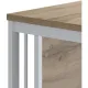 Стол Комус Мебель К-Loft 241S016 1580х670х752 дуб натур/белый
