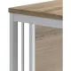 Стол Комус Мебель К-Loft 241S014 1180х670х752 дуб натур/белый