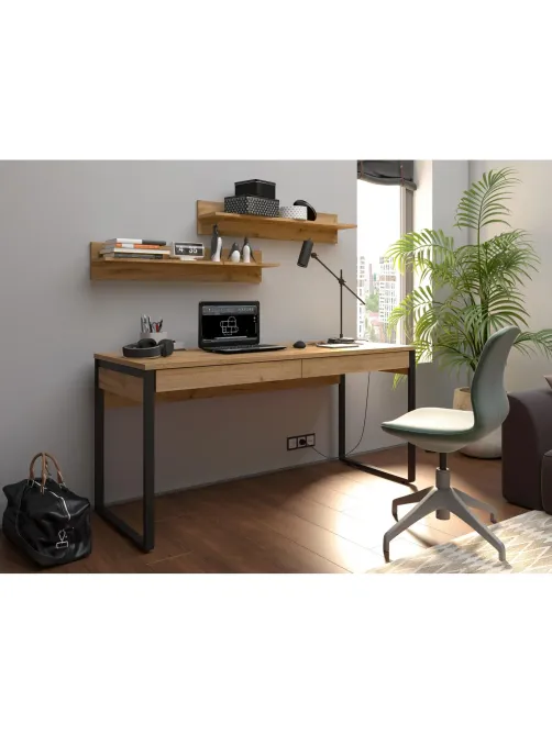 Стол компьютерный IN_Homeoffice НК 1600x600x769 Дуб натуральный