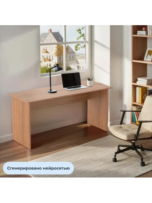 Стол письменный Easy LT Оптима 1550х590х740 орех new 16/16