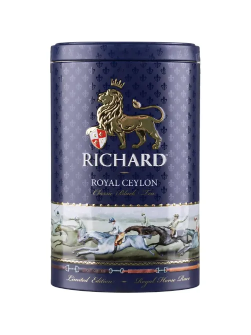 Чай Richard Royal Ceylon черный листовой, ж/б, 80г