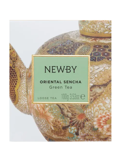 Чай Newby Oriental Sencha зеленый листовой, 100г
