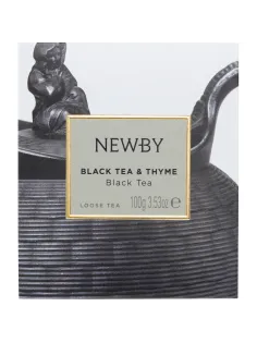 Чай черный Newby чабрец, 100г
