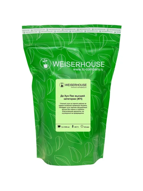 Чай Weiserhouse Да Хун Пао высшей категории, лист, черн, 100г