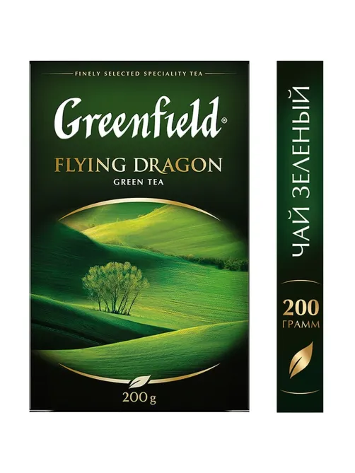 Чай зеленый листовой Greenfield Flying Dragon, 200гр