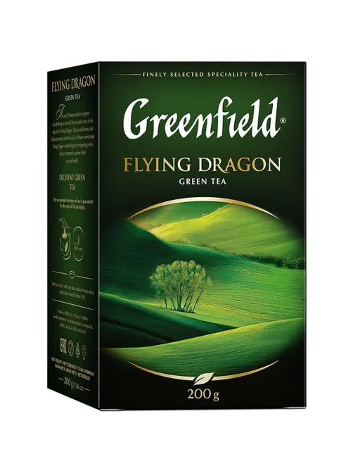 Чай зеленый листовой Greenfield Flying Dragon, 200гр