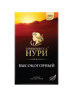 Чай черный Принцесса НУРИ Высокогорный листовой 100г