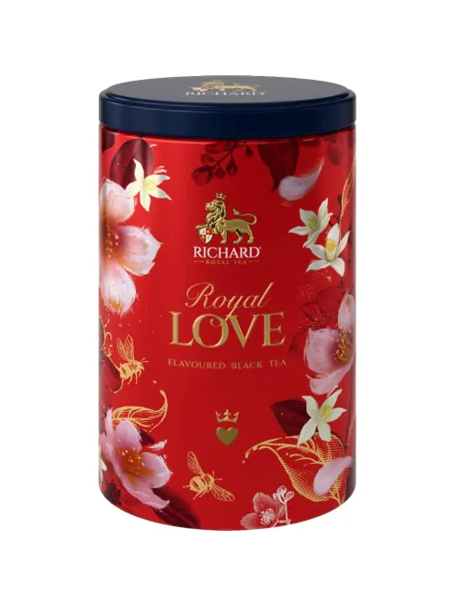 Чай Richard Royal Love черный, крупнолистовой,аромат., 80г