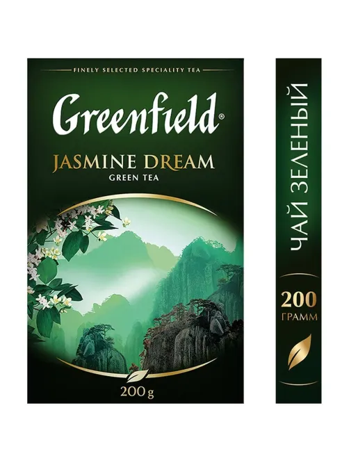 Чай зеленый листовой Greenfield Jasmine Dream, 200гр