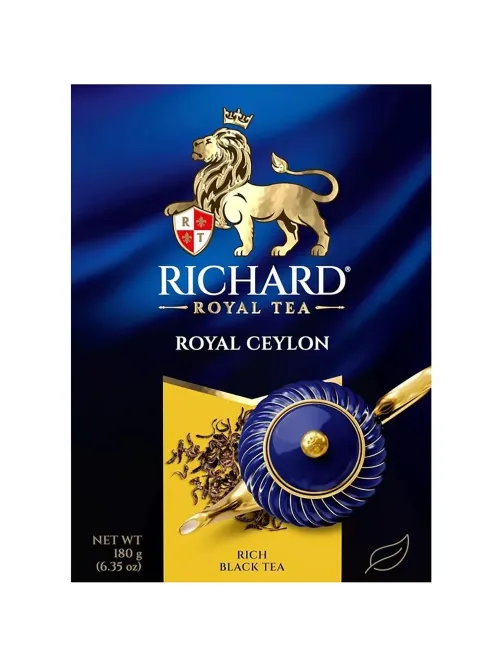 Чай Richard Royal Ceylon черный листовой, 180г 14004