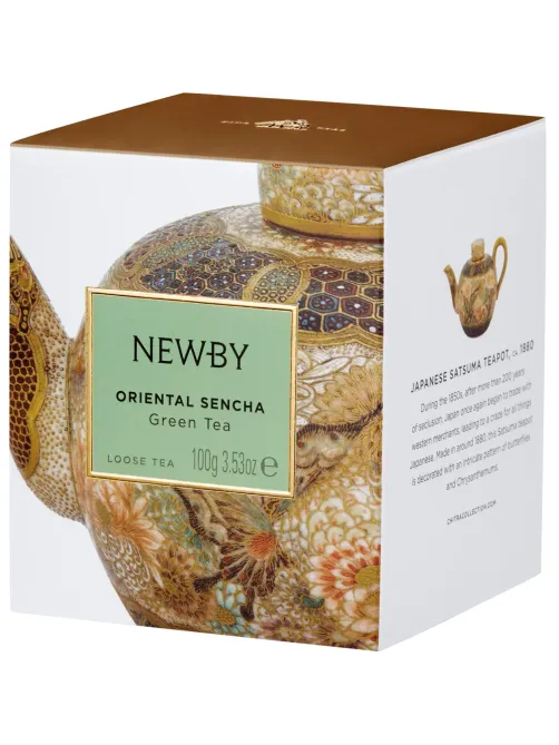 Чай Newby Oriental Sencha зеленый листовой, 100г