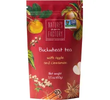 Чайный напиток гречишный Natures own factory с ябл и кор, 100г