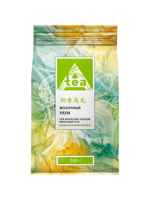 Чай листовой зелёный A-tea Молочный Улун китайский, 200г