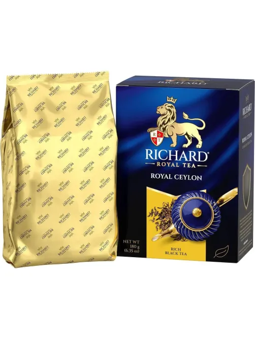Чай Richard Royal Ceylon черный листовой, 180г 14004