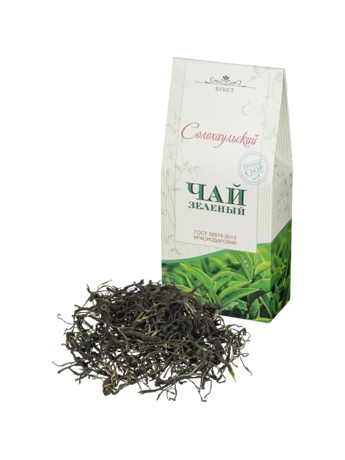 Чай Солохаульский зеленый, к/л, 40г