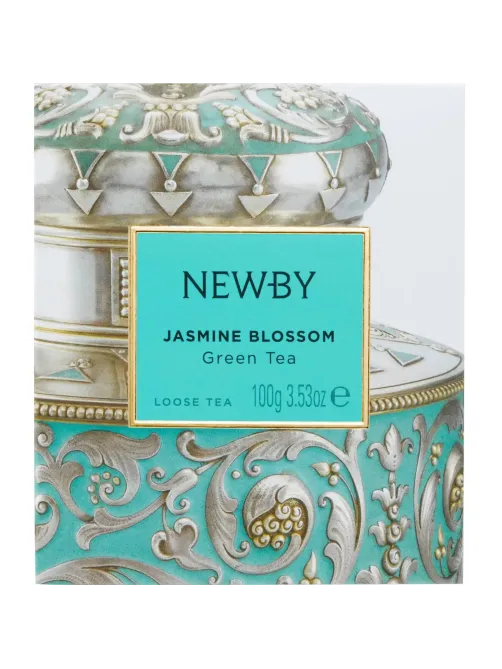 Чай зеленый Newby цветок жасмина, 100г