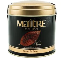 Чай Maitre Де Люкс черный 100г ж/б