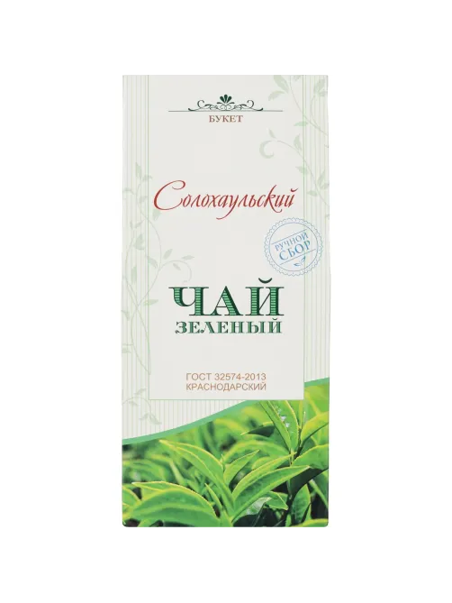 Чай Солохаульский зеленый, к/л, 40г