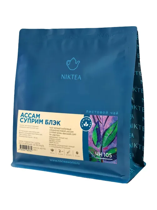 Чай Niktea Assam Supreme Black черн.байховый, 250г