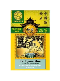 Чай Shennun Те Гуань Инь зеленый, листовой, 100 г. 13063