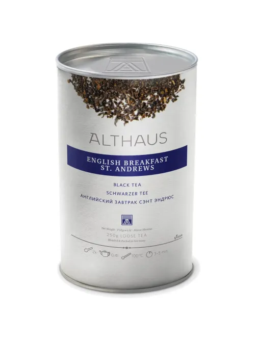 Чай черный листовой Althaus English Breakfast St. Andrews, 250г
