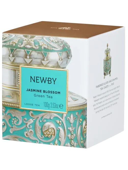 Чай зеленый Newby цветок жасмина, 100г