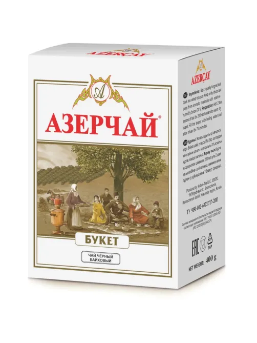 Чай Азерчай Букет чай черный крупно листовой, 400 г 131208/416986