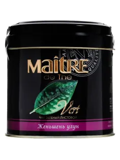 Чай Maitre зеленый Женьшень улун ж/б, 150г