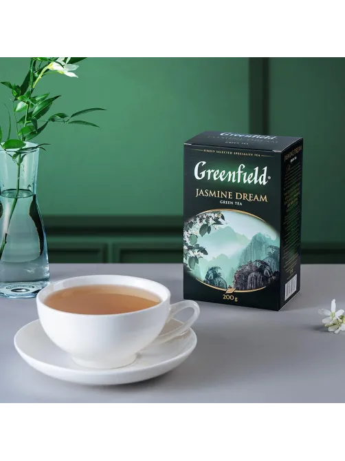Чай зеленый листовой Greenfield Jasmine Dream, 200гр