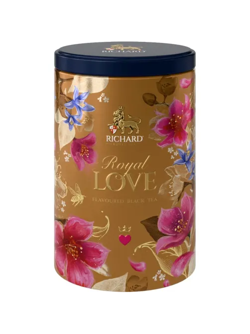 Чай Richard Royal Love черный, крупнолистовой,аромат., 80г