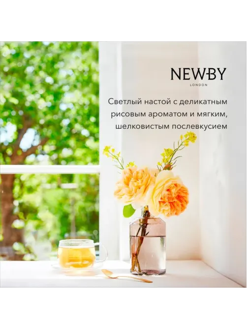 Чай Newby Зеленая Сенча зеленый 25 пакетиков