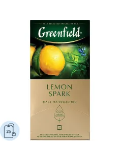 Чай Greenfield Lemon Spark черный фольгир.25пак/уп 0711-10