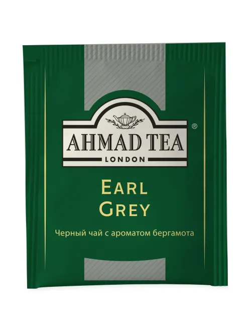 Чай Ahmad Earl grey черный бергамот 100пак/уп 5951-08