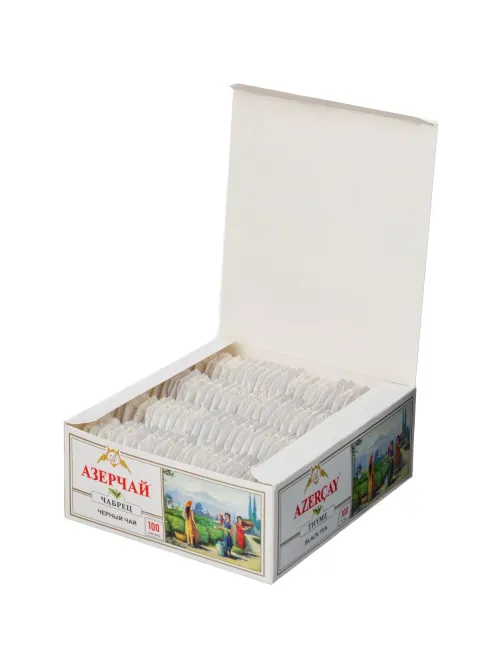 Чай Азерчай Букет черн. с чабрецом 100 пакx2гр/уп  209217/416029