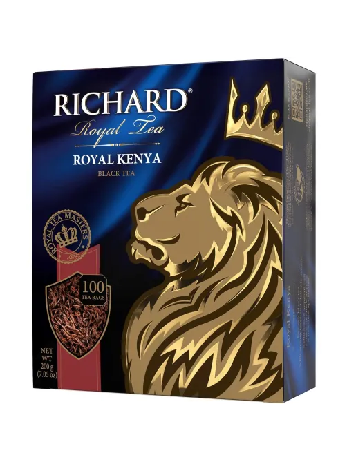 Чай Richard Royal Kenya черный, 100 пакетиков