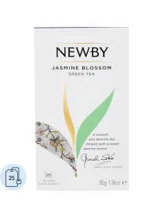 Чай Newby Цветок Жасмина зеленый с жасмином 25 пакетиков