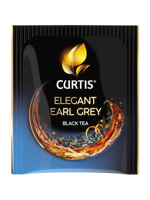 Чай Curtis Elegant Earl Grey черный, аромат, мелкий лист, 100 сашет