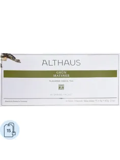 Чай пакетированный Althaus Grun Matinee Grand Pack зеленый, 15x4г