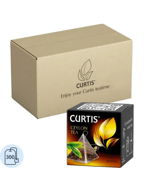 Чай Curtis Ceylon Tea черный среднелистов, 300 пирамидок/уп, в гофрокоробе