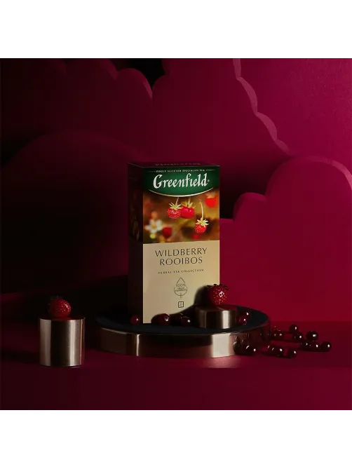 Чай Greenfield Wildberry Rooibos трав, 25пак 1390-10